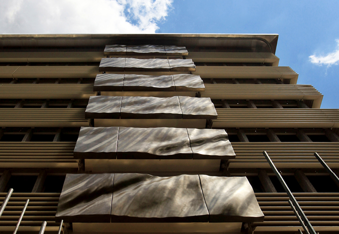 45 Park Lane Facade Art Panels, design by The Office of Thierry Despont<br>Photograph by Jane Stockdale